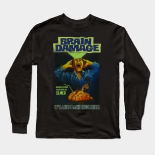 Brain Damage,Classic Horror (Version 1) Long Sleeve T-Shirt